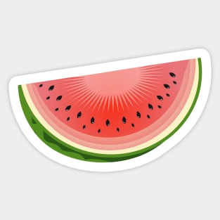 freshly cut piece of a watermelon Sticker